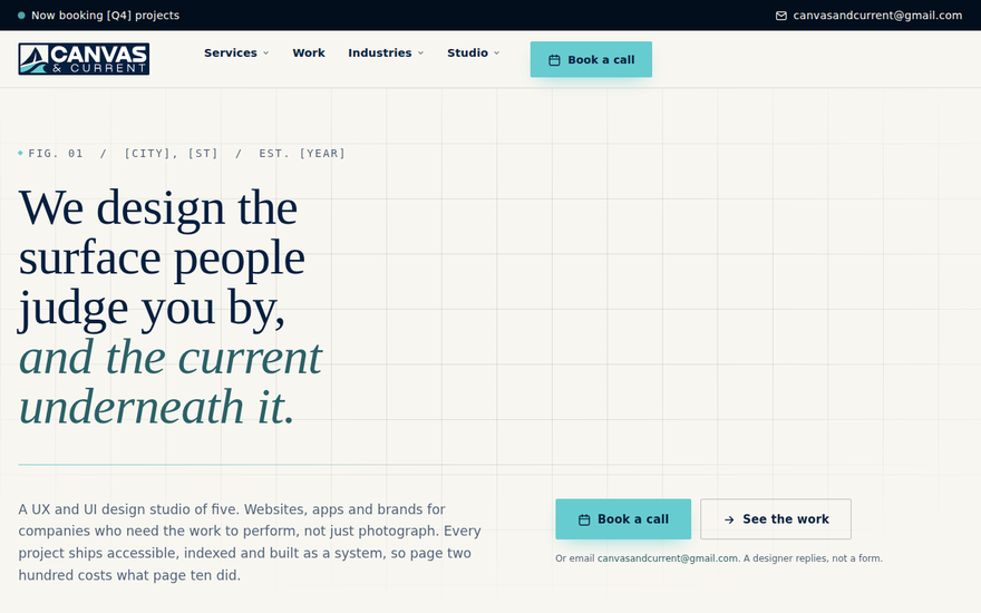 B · Chart homepage at 1280